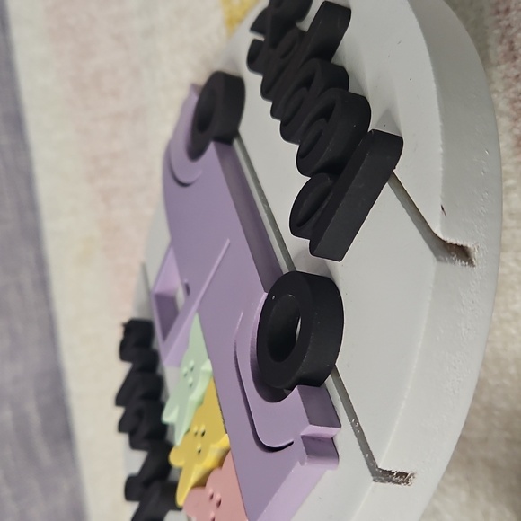 Hello Peeps Wall Decor with Pastel Colors - Picture 3 of 8